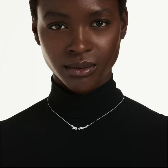 Collana catena Swarovski Mesmera lega argento e zirconi MISURA UNICA