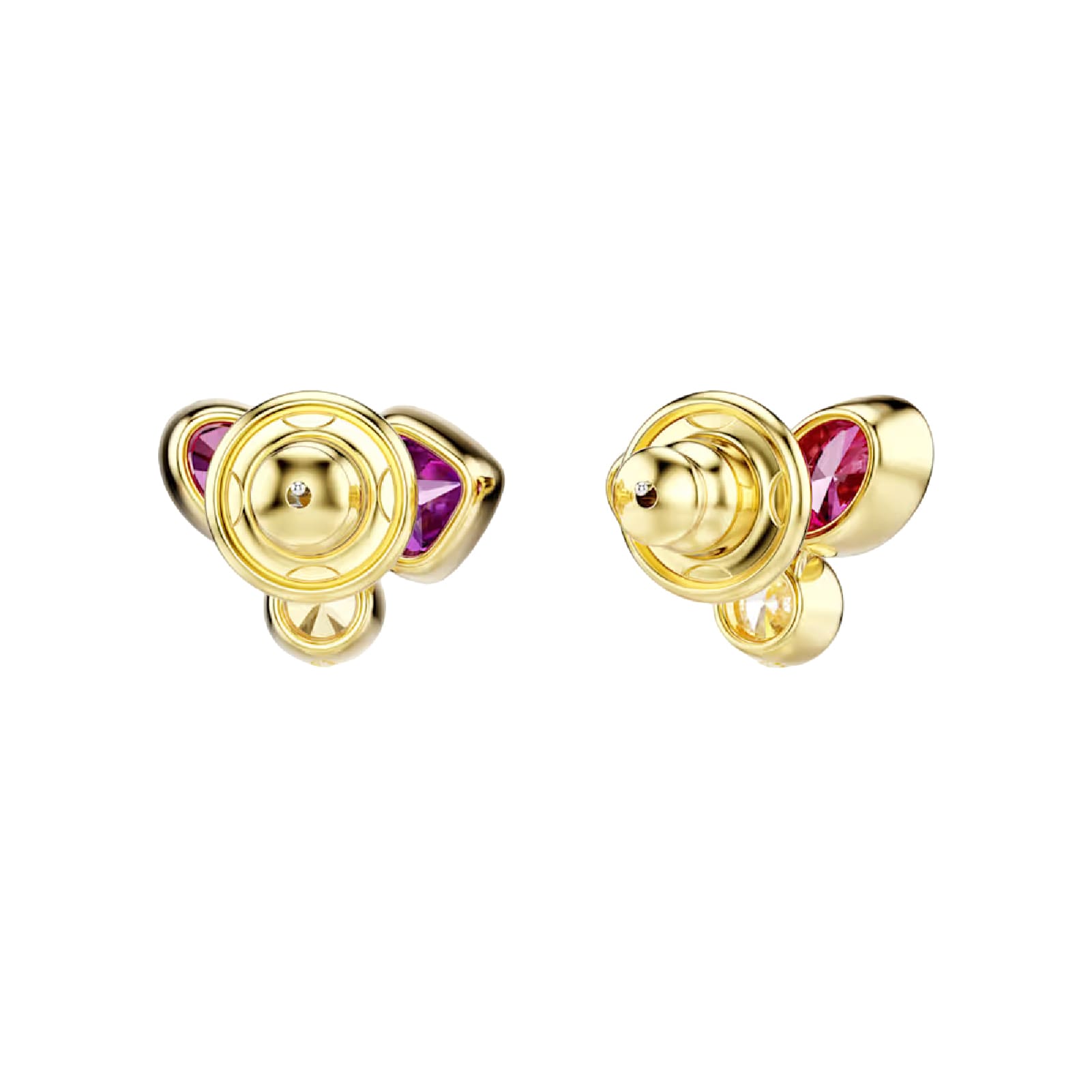Orecchini lobo Swarovski Imber lega oro e cristalli colorati MISURA UNICA