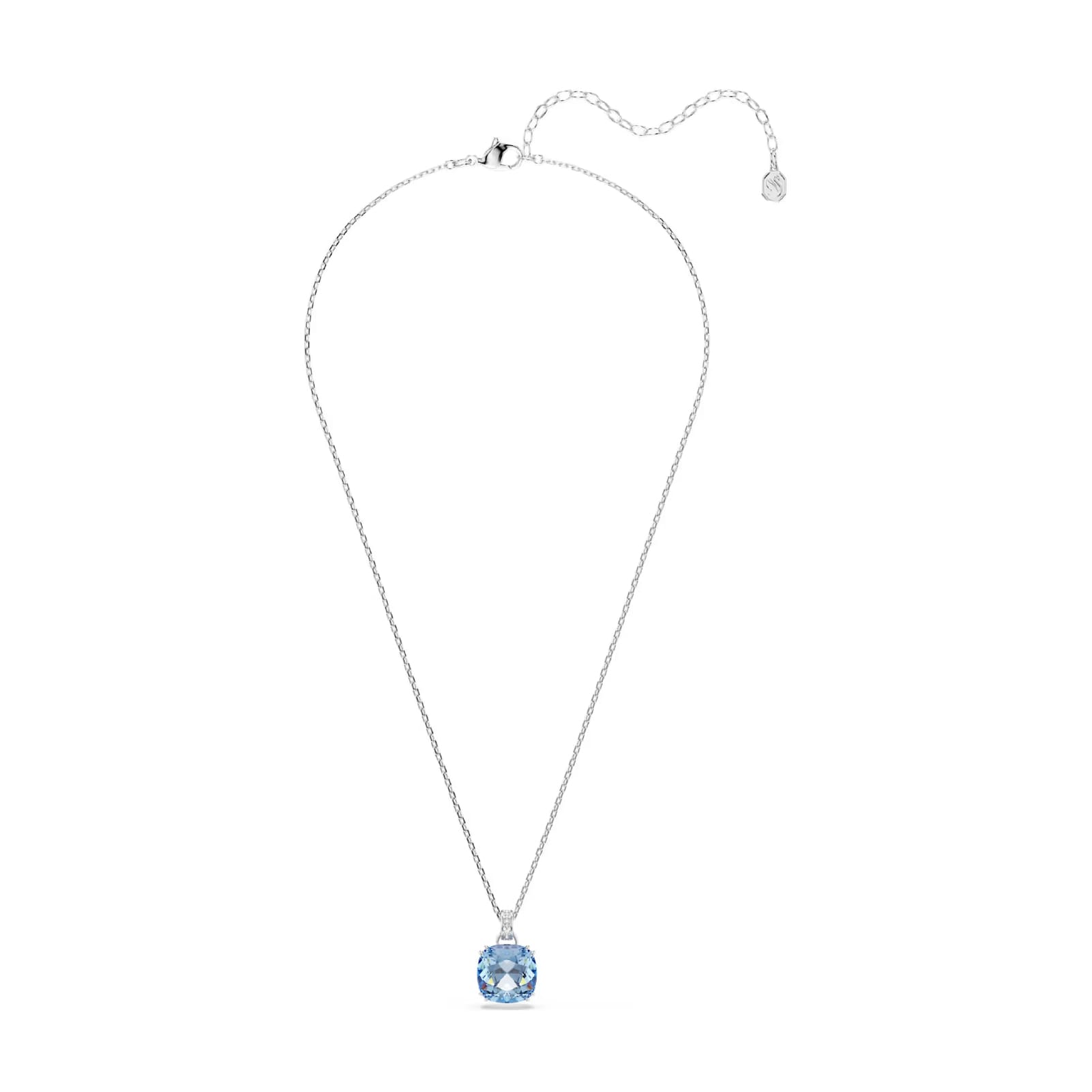 Collana pendente Swarovski Millenia con cristallo blu MISURA UNICA