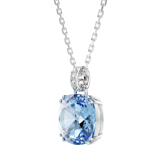 Collana pendente Swarovski Millenia con cristallo blu MISURA UNICA