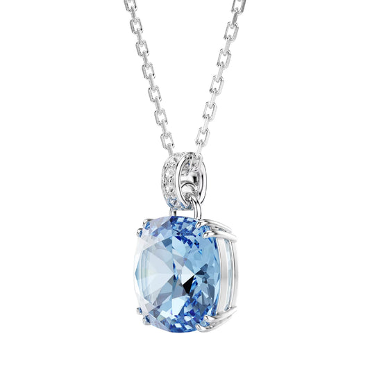 Collana pendente Swarovski Millenia con cristallo blu MISURA UNICA