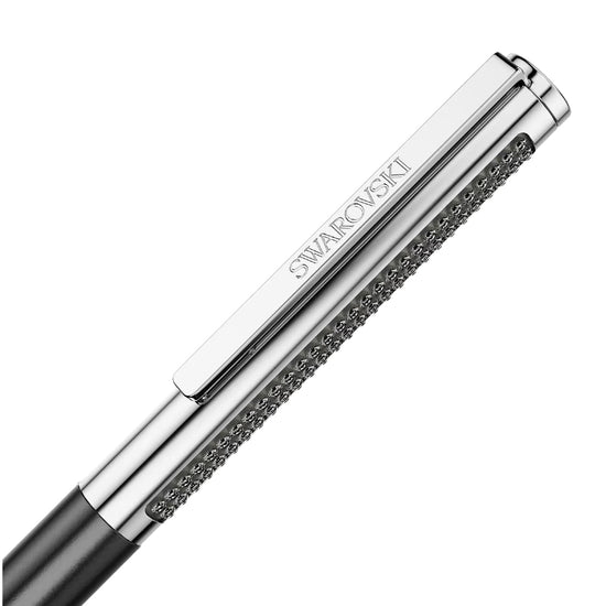 Penna a sfera Swarovski Matrix Tennis laccato nero MISURA UNICA