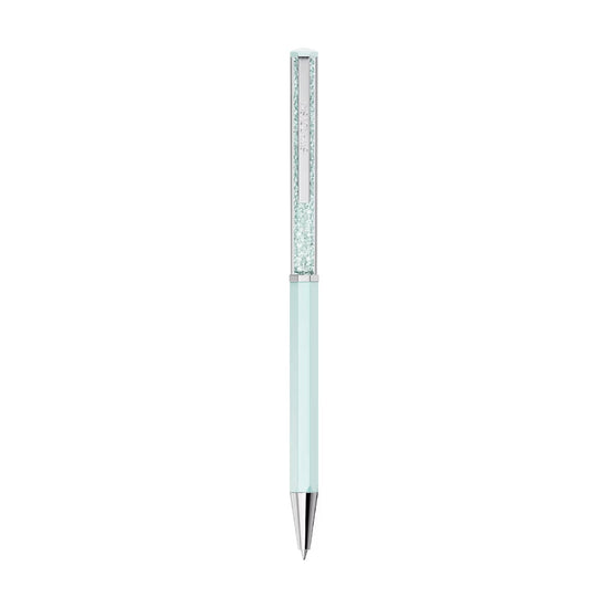 Penna sfera Swarovski Crystalline laccato cristalli azzurro MISURA UNICA
