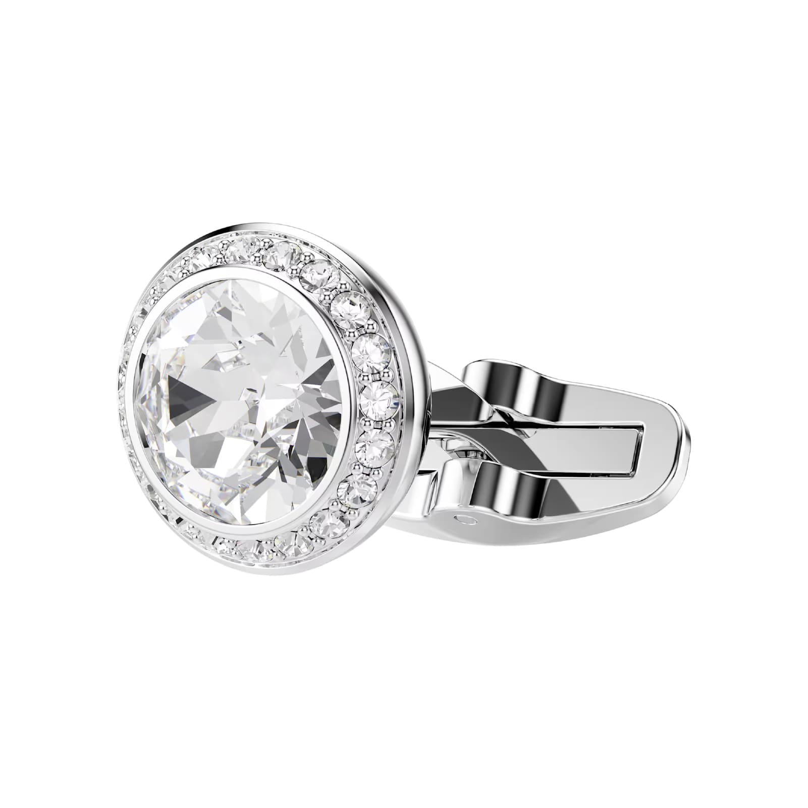 Gemelli Swarovski Una Angelic lega argento e cristalli MISURA UNICA