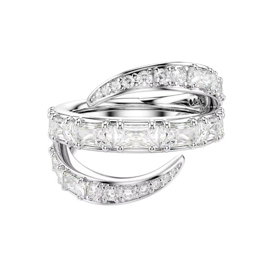 Anello Swarovski Vienna lega argento e zirconi bianchi Regolabile dalla 10 alla 14