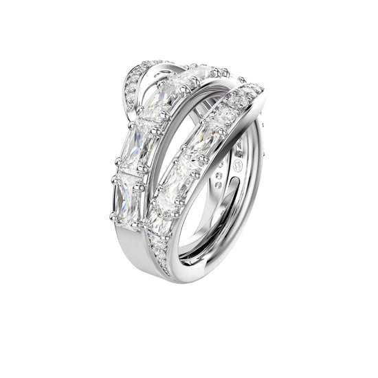 Anello Swarovski Vienna lega argento e zirconi bianchi Regolabile dalla 10 alla 14