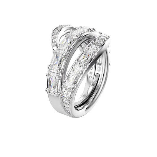 Anello Swarovski Vienna lega argento e zirconi bianchi Regolabile dalla 10 alla 14