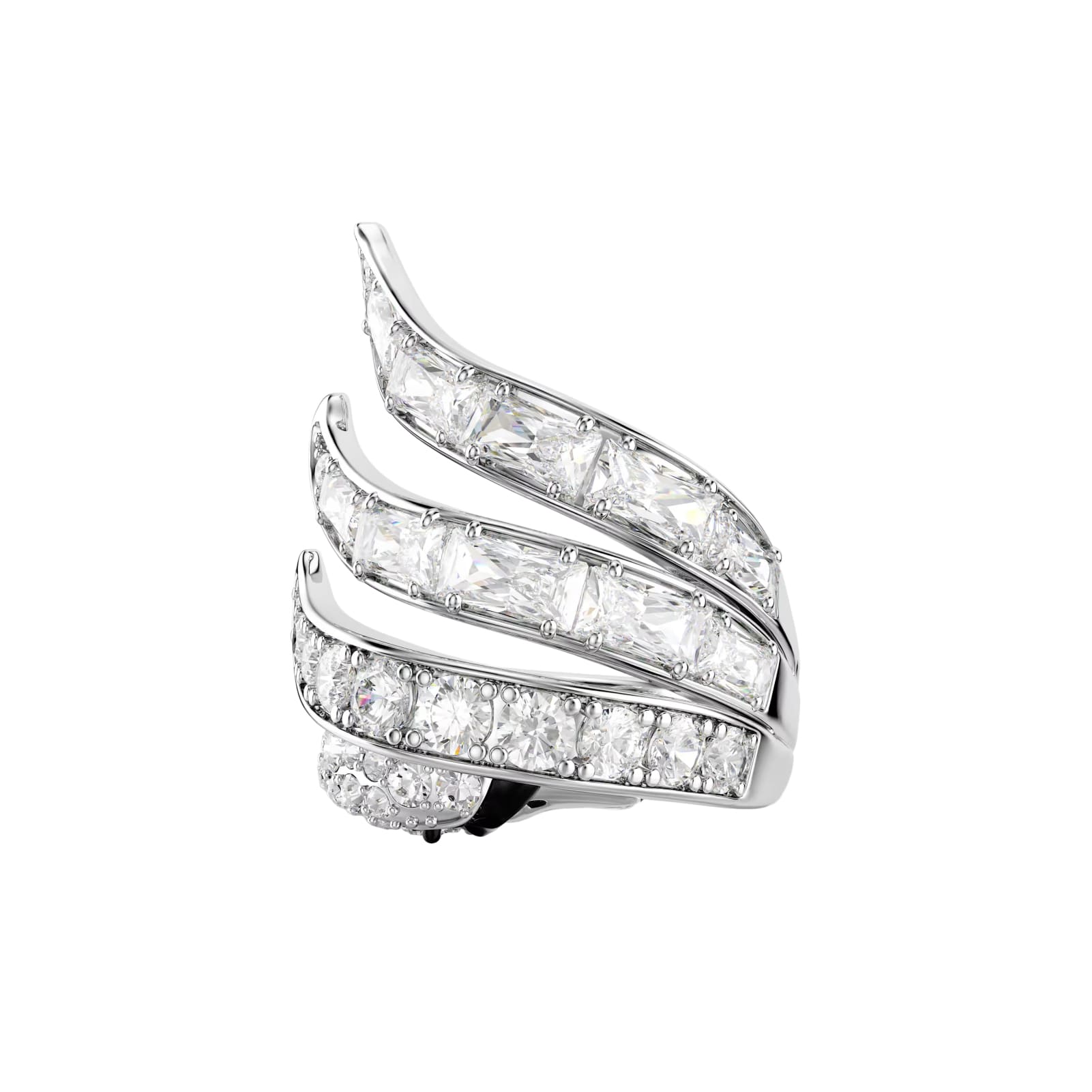 Anello Swarovski Vienna lega argento e zirconi bianchi