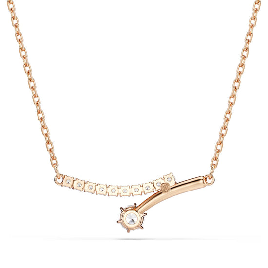 Collana catena Swarovski Matrix lega oro rosa e zirconi MISURA UNICA
