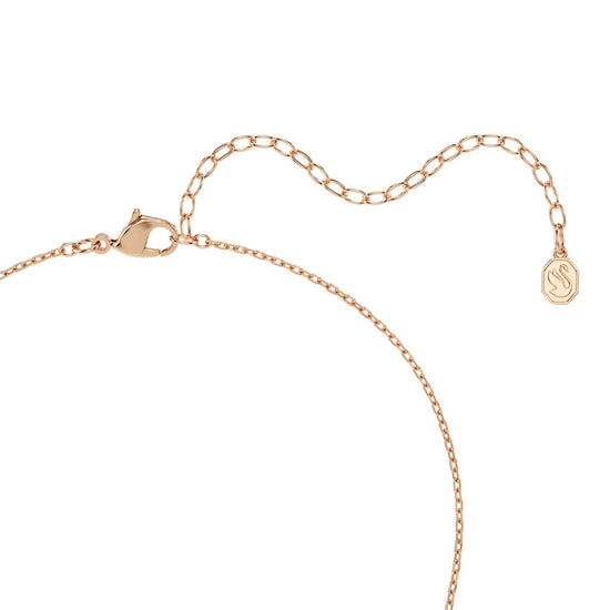 Collana catena Swarovski Matrix lega oro rosa e zirconi MISURA UNICA