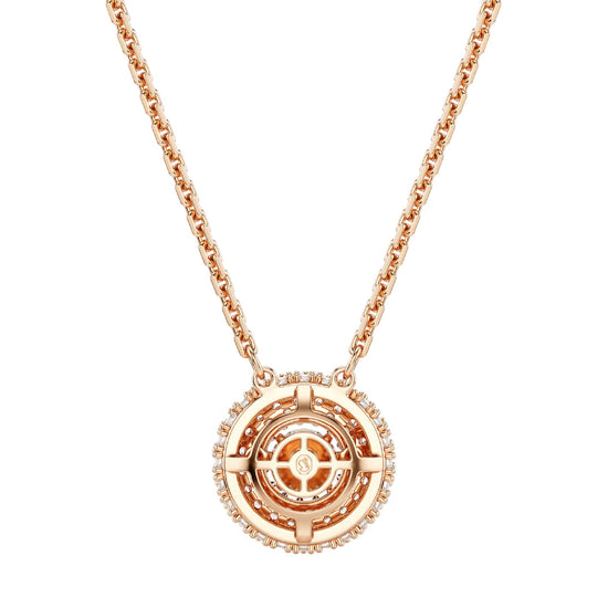 Collana pendente Swarovski Sublima lega oro rosa e zirconi MISURA UNICA