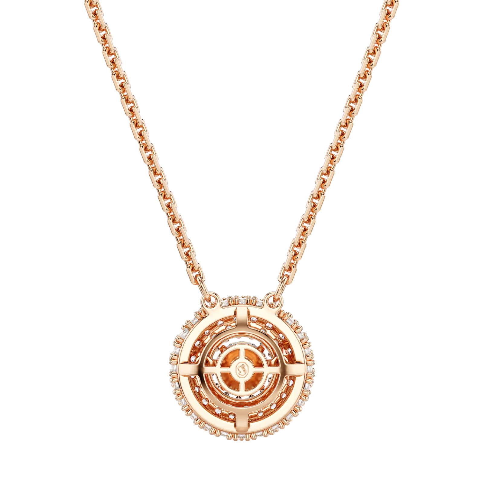 Collana pendente Swarovski Sublima lega oro rosa e zirconi MISURA UNICA