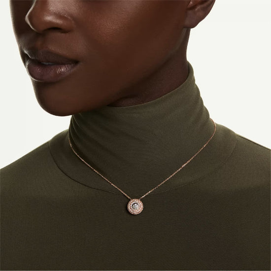 Collana pendente Swarovski Sublima lega oro rosa e zirconi MISURA UNICA