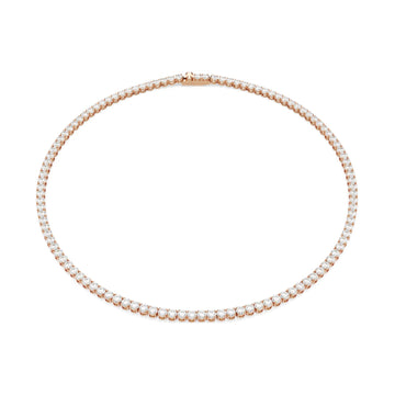 Collana tennis Swarovski Matric lega oro rosa e zirconi MISURA UNICA
