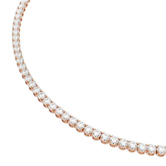 Collana tennis Swarovski Matric lega oro rosa e zirconi MISURA UNICA