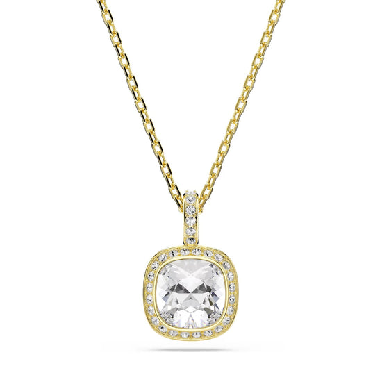 Collana pendente Swarovski Una Angelic lega oro e cristalli MISURA UNICA