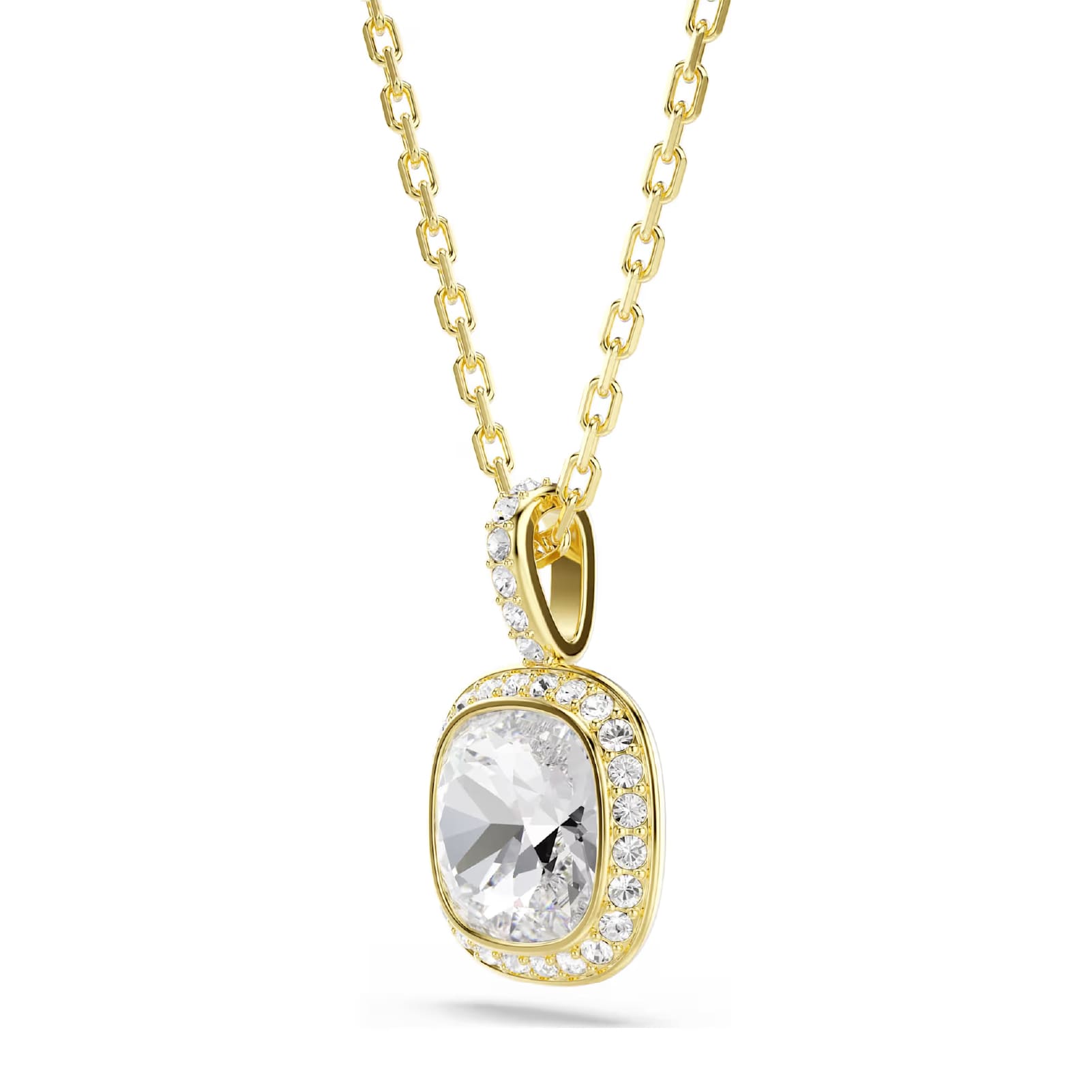 Collana pendente Swarovski Una Angelic lega oro e cristalli MISURA UNICA