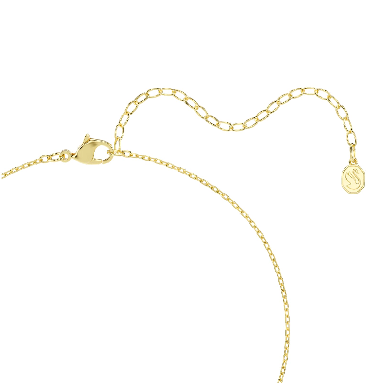 Collana pendente Swarovski Una Angelic lega oro e cristalli MISURA UNICA