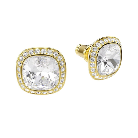 Orecchini lobo Swarovski Una Angelic lega oro e cristalli MISURA UNICA