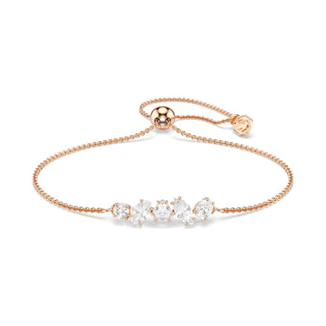 Bracciale regolabile Swarovski Mesmera lega oro rosa zirconi REGOLABILE