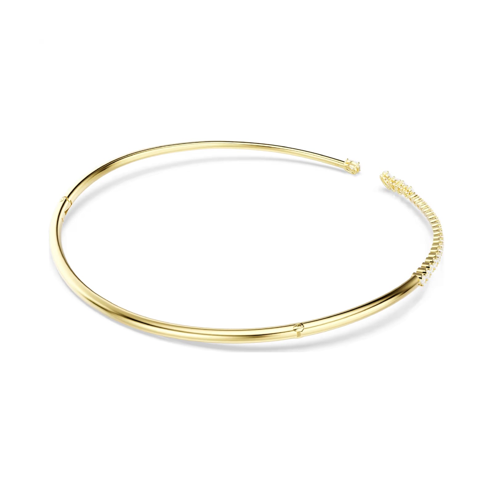Collana rigida Swarovski Mesmera lega dorata e zirconi MISURA UNICA