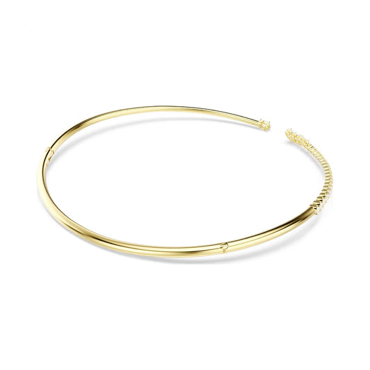 Collana rigida Swarovski Mesmera lega dorata e zirconi MISURA UNICA