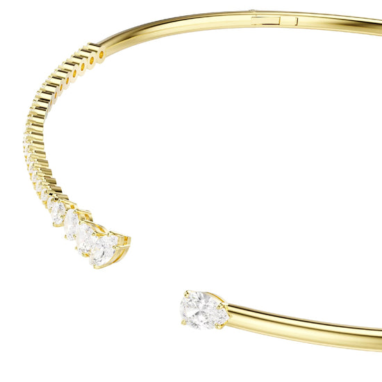 Collana rigida Swarovski Mesmera lega dorata e zirconi MISURA UNICA