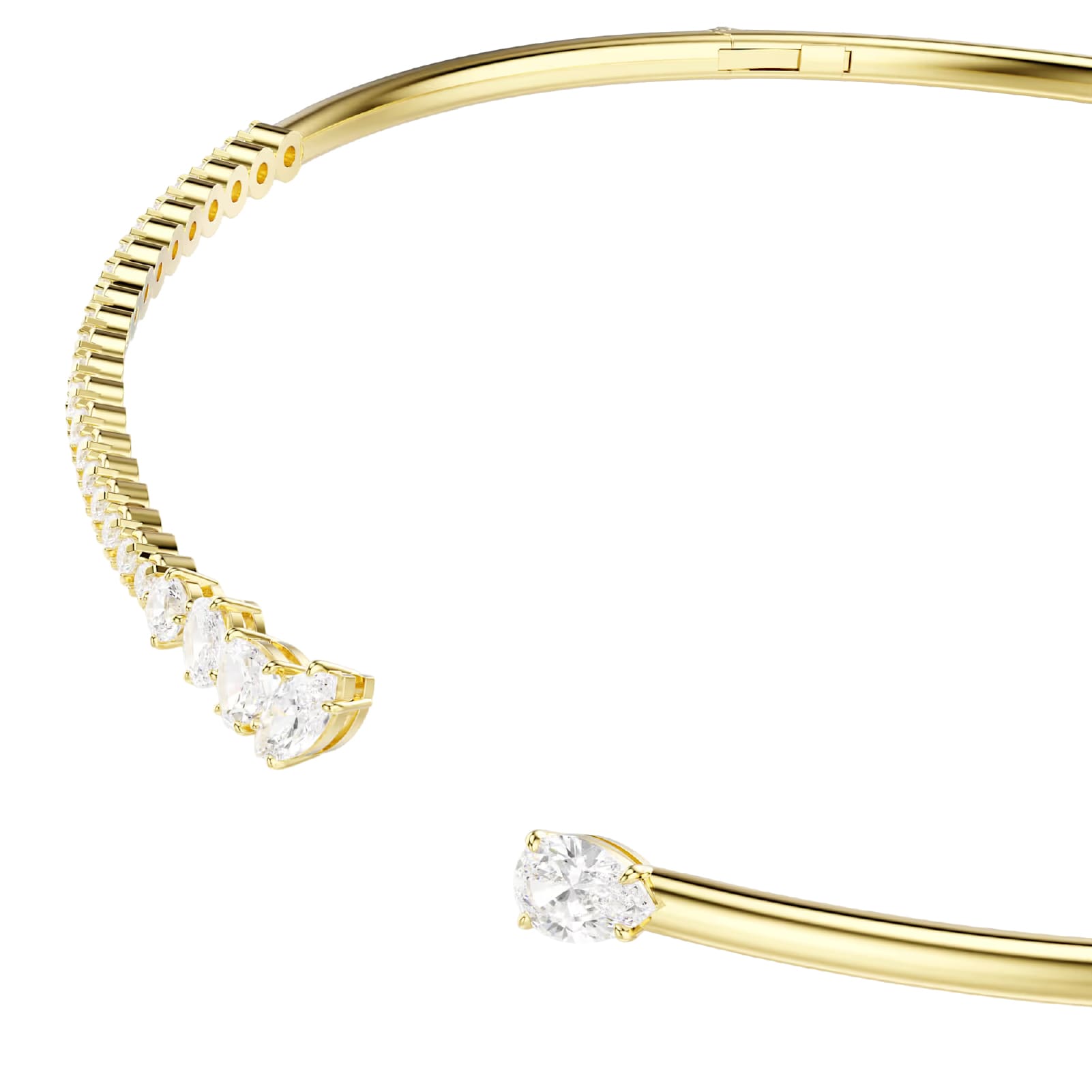 Collana rigida Swarovski Mesmera lega dorata e zirconi MISURA UNICA