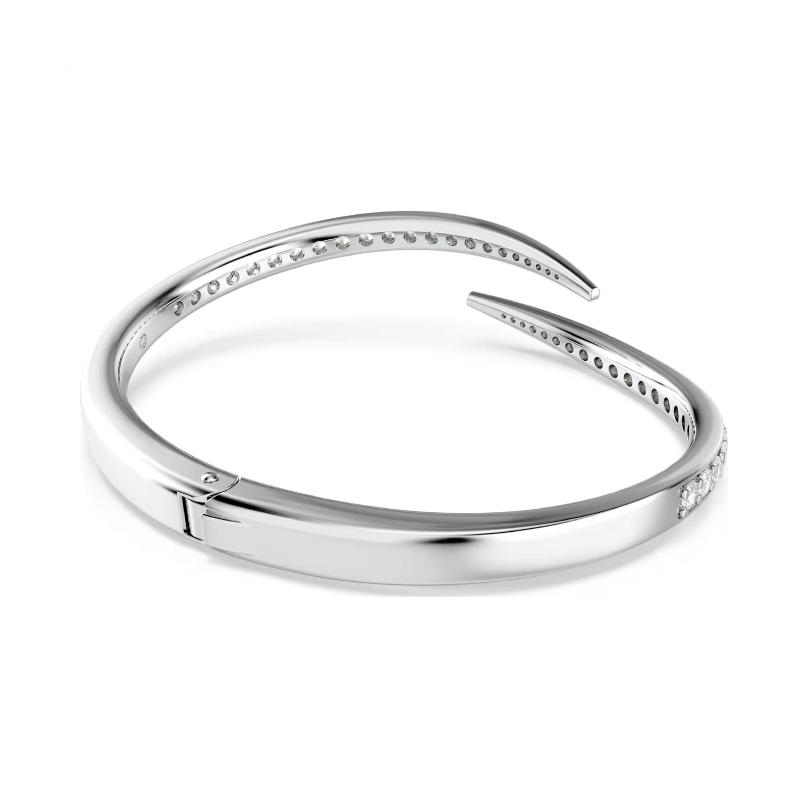 Bracciale rigido Swarovski Vienna lega argento e zirconi 15,7 cm