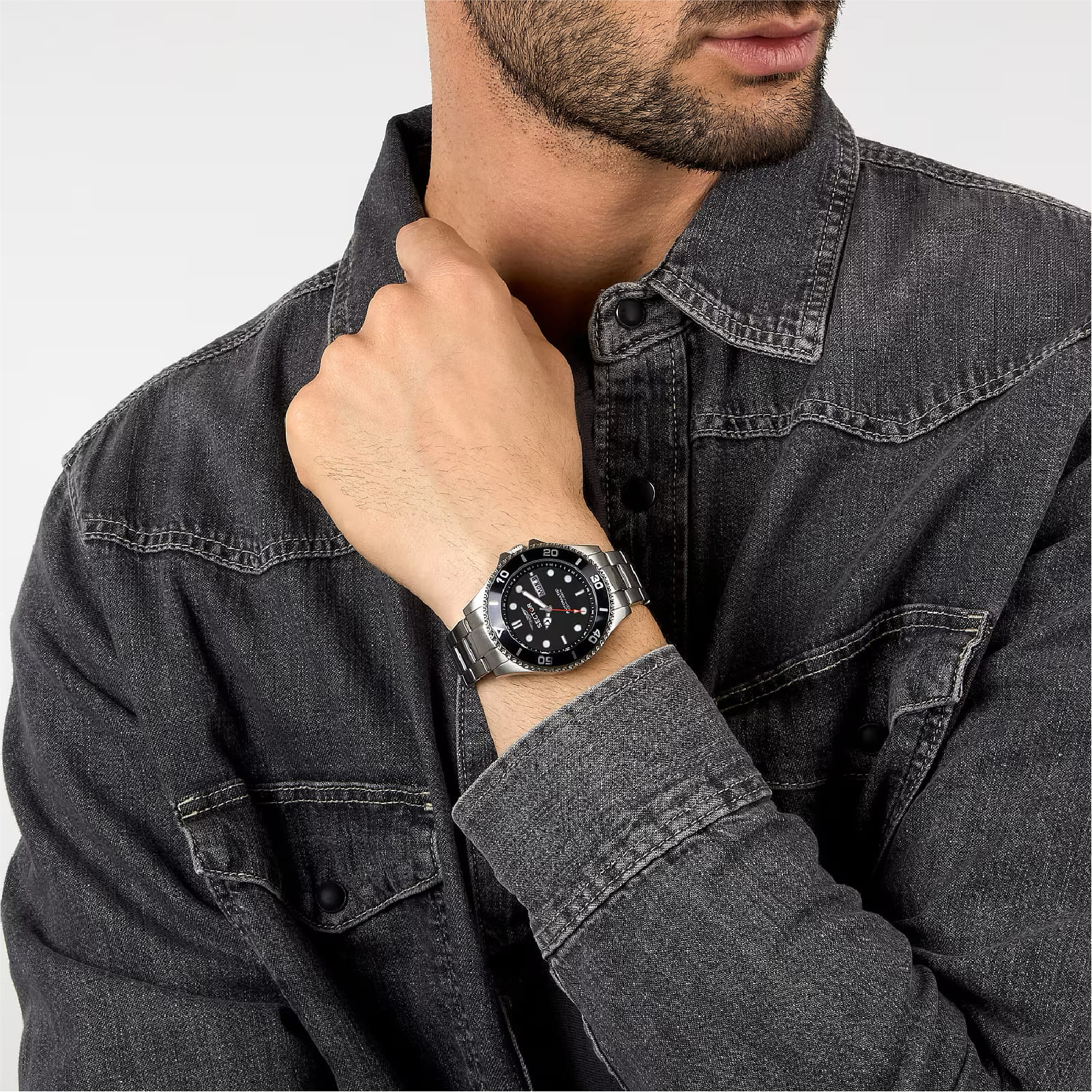 Orologio automatico Sector in acciaio quadrante 43mm MISURA UNICA
