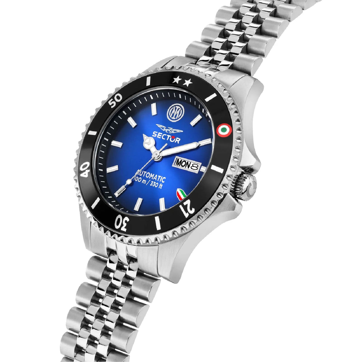 Orologio solo tempo Sector Inter in acciaio ed. limitata MISURA UNICA
