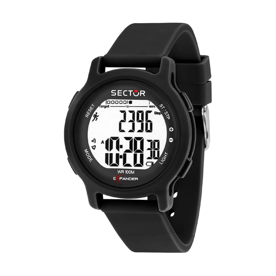 Orologio digitale Sector Ex-27 in materiale sintetico nero