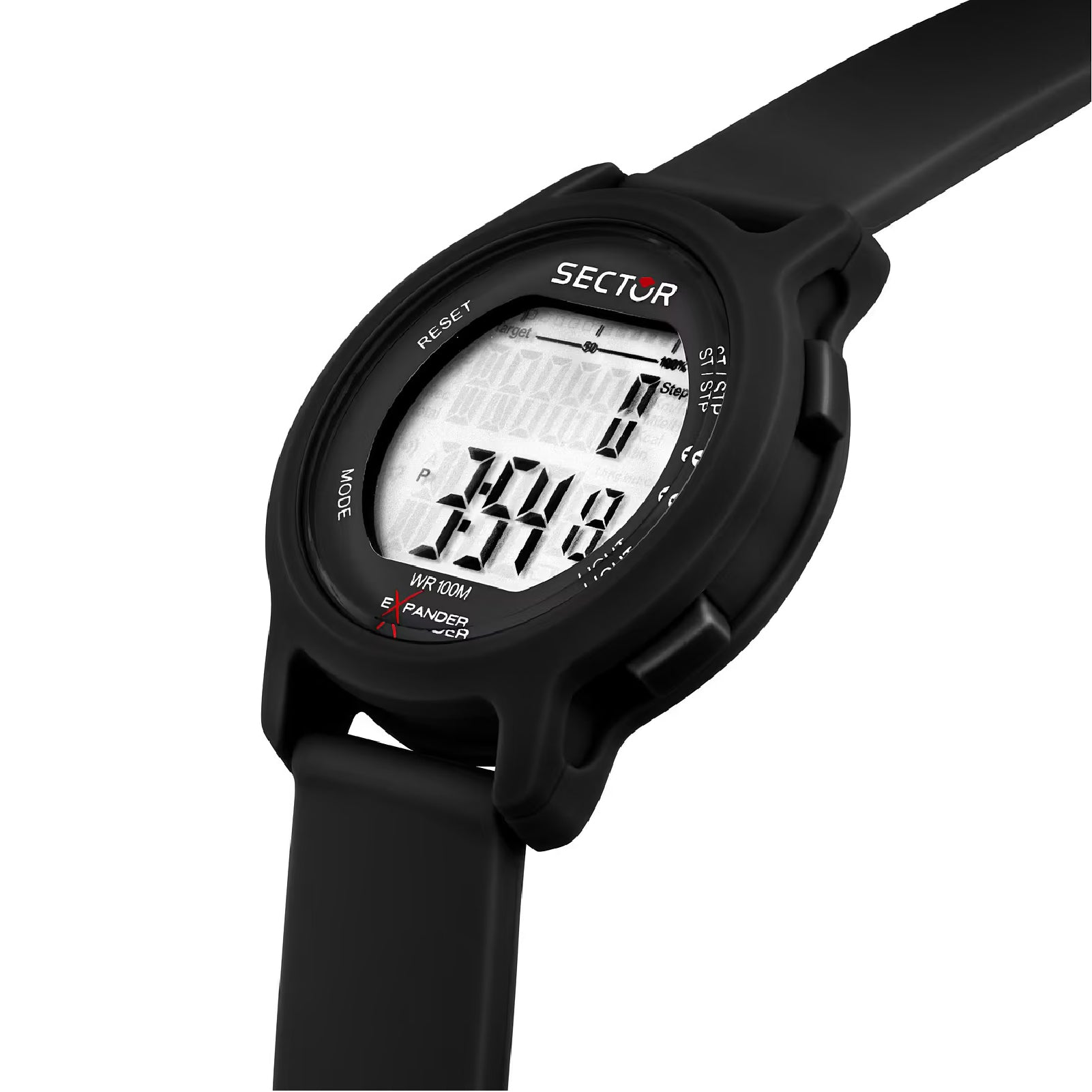Orologio digitale Sector Ex-27 in materiale sintetico nero