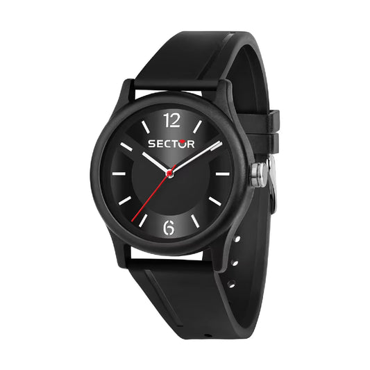 Orologio solo tempo Sector EX-Q in materiale sintetico nero MISURA UNICA