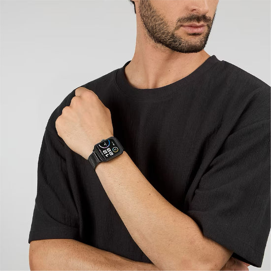 Orologio smartwatch Sector in acciaio maglia mesh nero MISURA UNICA