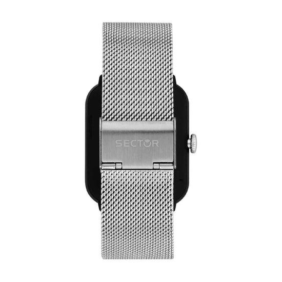 Orologio smartwatch Sector S-08 in acciaio maglia mesh MISURA UNICA