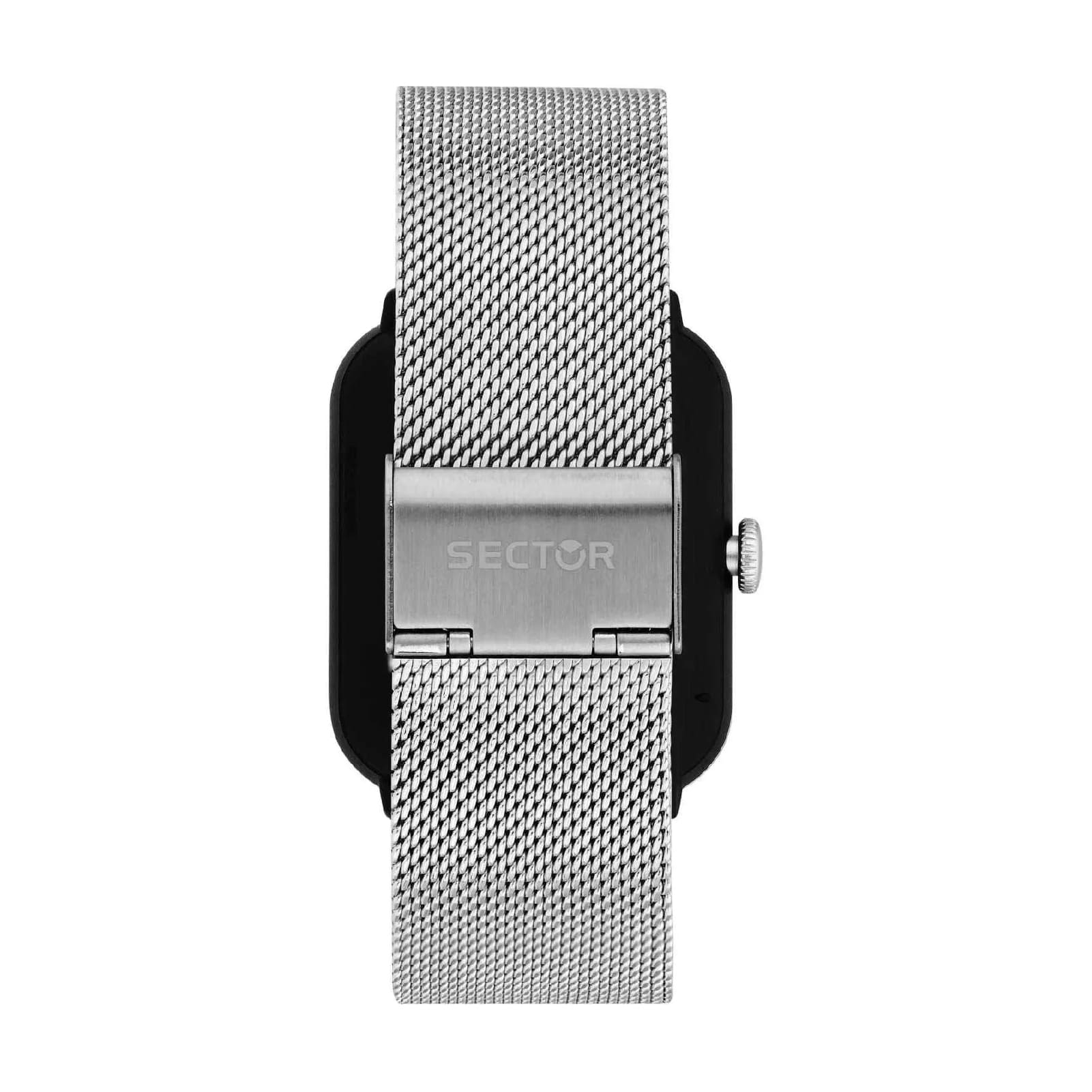 Orologio smartwatch Sector S-08 in acciaio maglia mesh MISURA UNICA