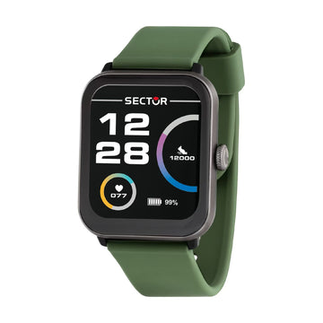 Orologio smartwatch Sector S-08 in plastica verde da uomo MISURA UNICA