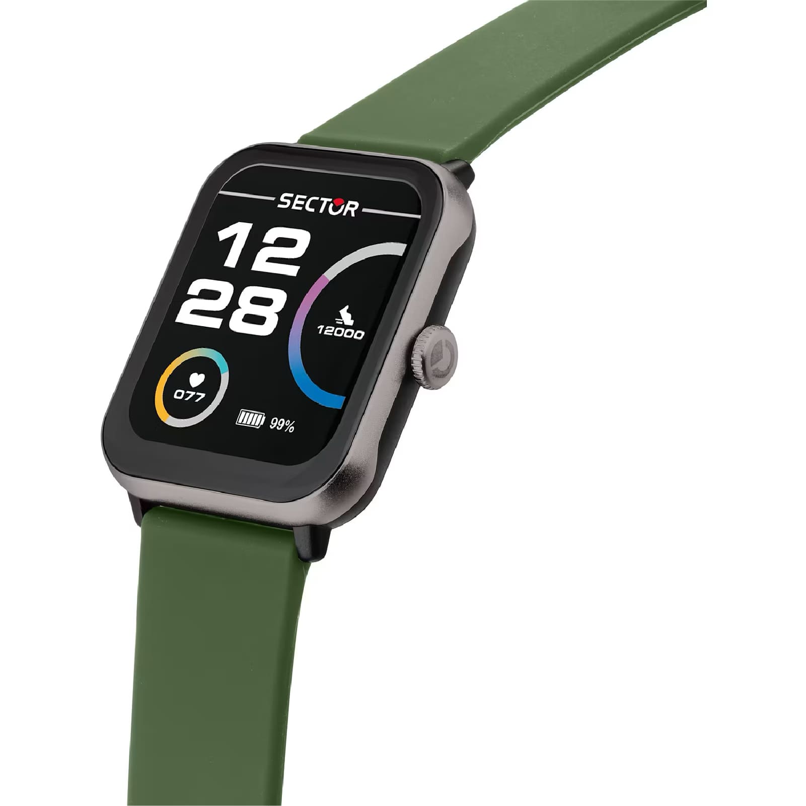 Orologio smartwatch Sector S-08 in plastica verde da uomo MISURA UNICA