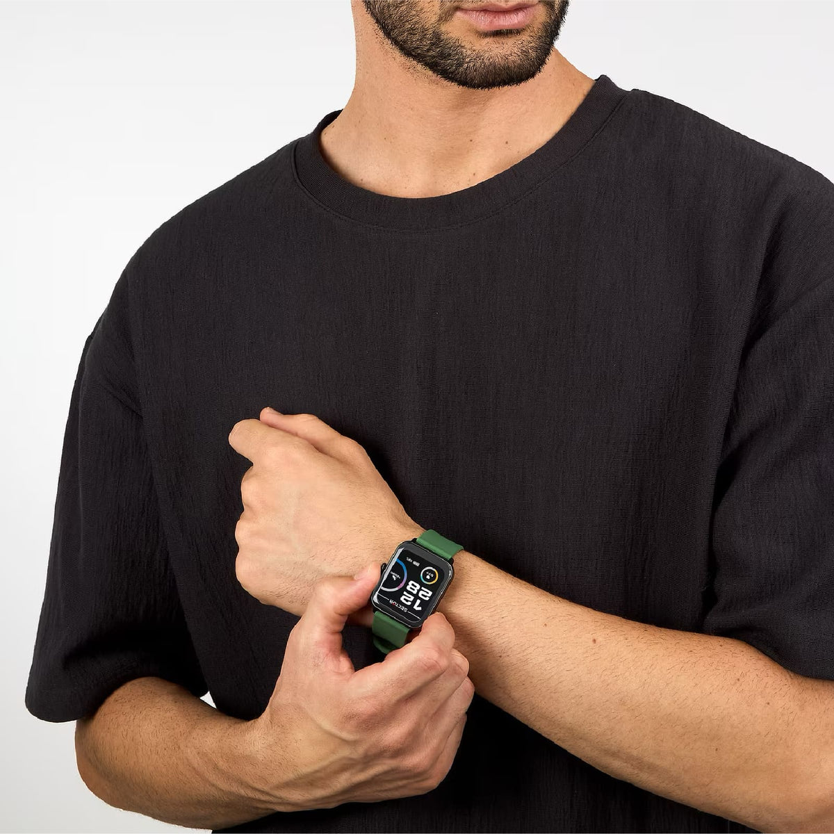 Orologio smartwatch Sector S-08 in plastica verde da uomo MISURA UNICA