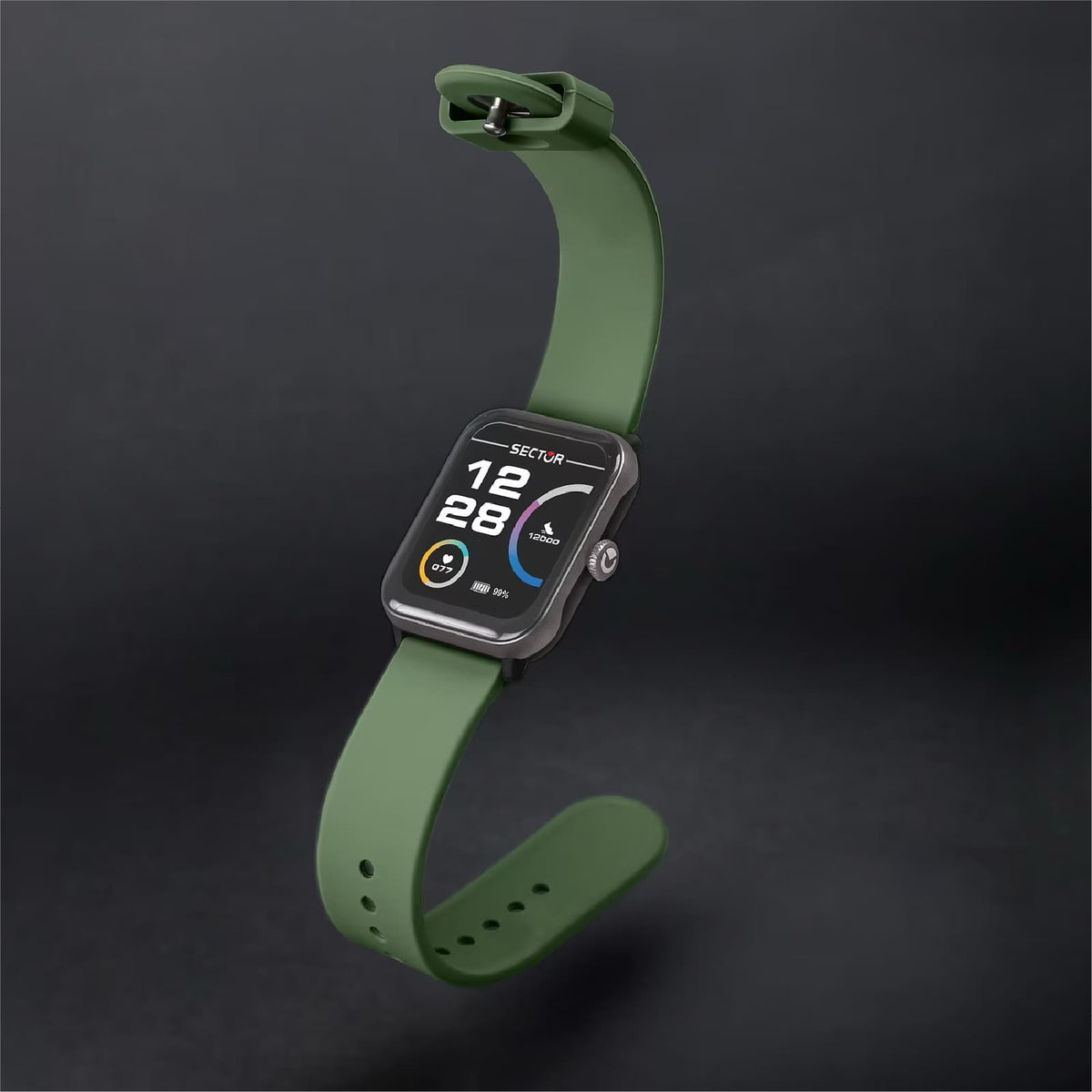 Orologio smartwatch Sector S-08 in plastica verde da uomo MISURA UNICA