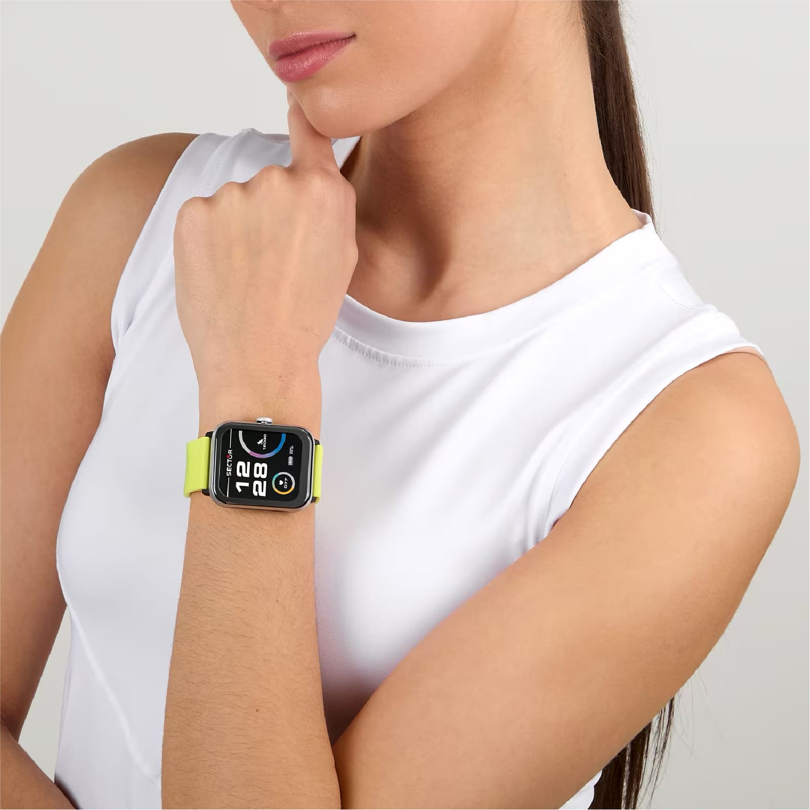 Orologio digitale Sector S-08 in materiale sintetico giallo MISURA UNICA