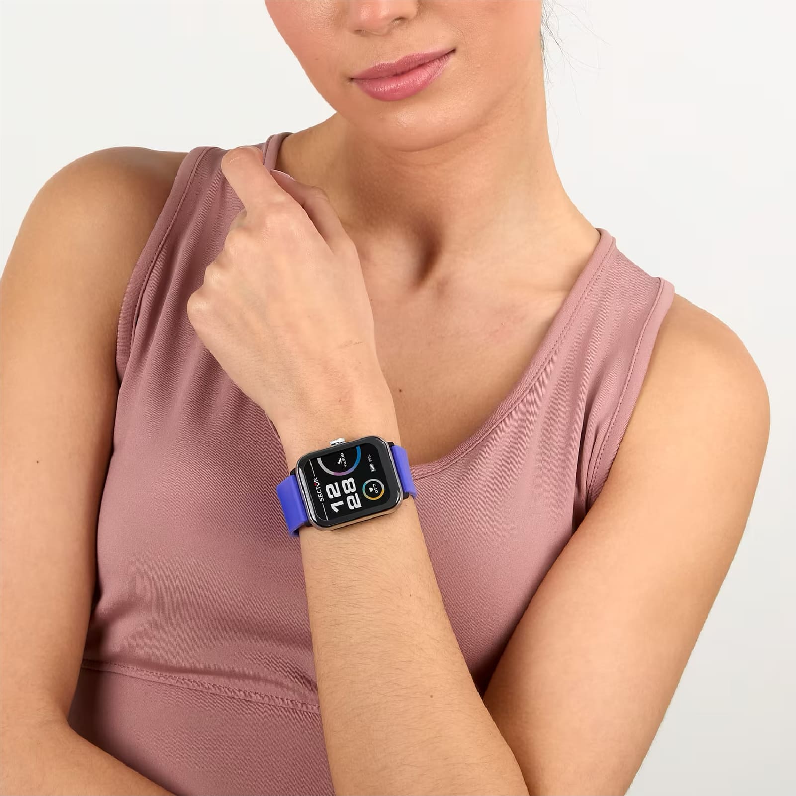 Orologio digitale Sector S-08 in materiale sintetico viola MISURA UNICA