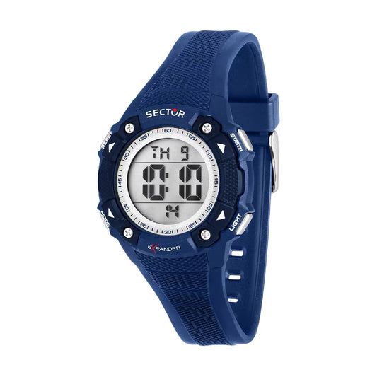 Orologio digitale Sector EX-49 cinturino sintetico blu 37mm MISURA UNICA