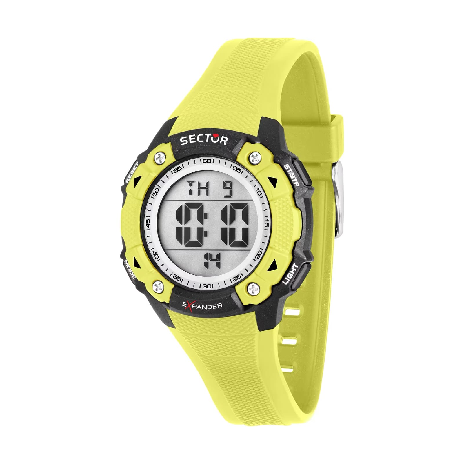 Orologio digitale Sector EX-49 in materiale sintetico giallo lime MISURA UNICA