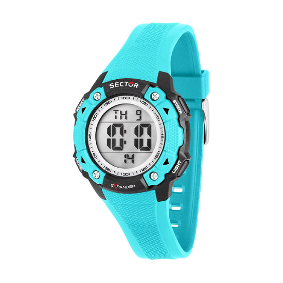 Orologio digitale Sector EX-49 in materiale sintetico blu MISURA UNICA