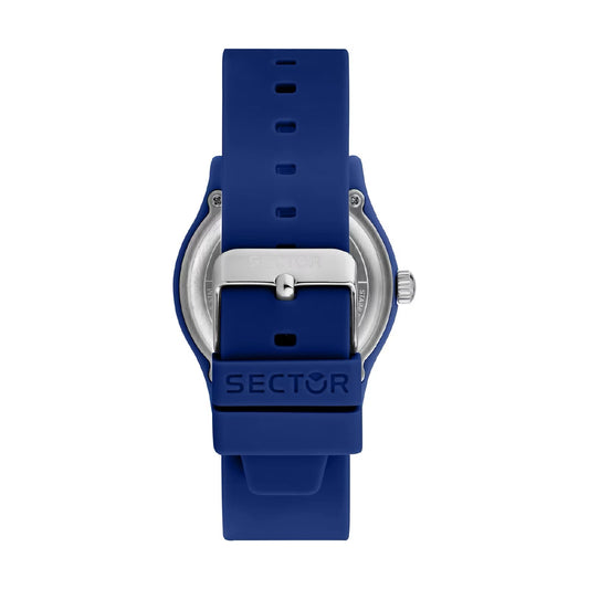 Orologio Sector H20 in silicone con quadrante blu e verde acqua MISURA UNICA