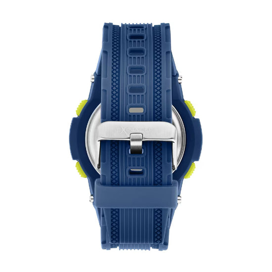 Orologio digitale Sector EX-54 in poliuretano blu da uomo MISURA UNICA