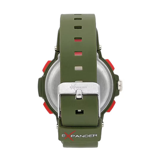 Orologio multifunzione Sector EX-28 in poliuretano verde MISURA UNICA