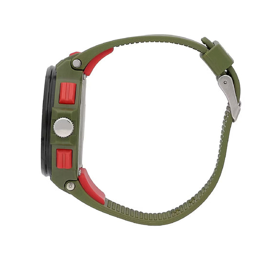 Orologio multifunzione Sector EX-28 in poliuretano verde MISURA UNICA